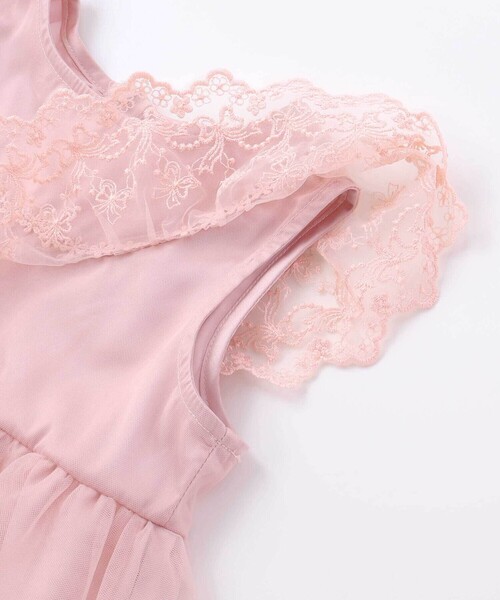 SLAP SLIP（スラップスリップ）の「【スラプリ】チュール刺しゅうジャンパースカート(90~130cm)（ワンピース・キッズ・ブルー/ピンク・100cm/90cm/110cm/120cm/130cm）」の12枚目の写真