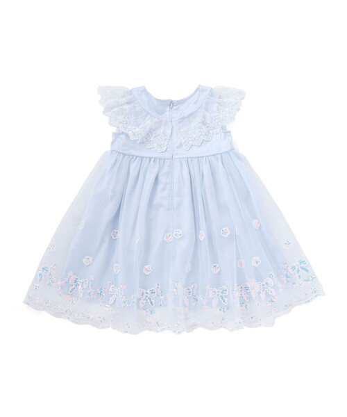 SLAP SLIP（スラップスリップ）の「【スラプリ】チュール刺しゅうジャンパースカート(90~130cm)（ワンピース・キッズ・ブルー/ピンク・100cm/90cm/110cm/120cm/130cm）」の20枚目の写真