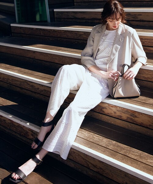 組曲(クミキョク)の「エンブロイダリーレース パンツ(その他パンツ・レディース・ブラック系・7/6)」の10枚目の写真