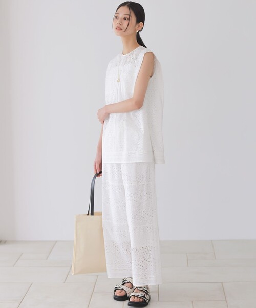 組曲(クミキョク)の「エンブロイダリーレース パンツ(その他パンツ・レディース・ブラック系・7/6)」の13枚目の写真