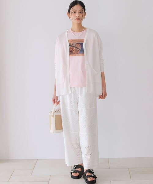 組曲(クミキョク)の「エンブロイダリーレース パンツ(その他パンツ・レディース・ブラック系・7/6)」の17枚目の写真