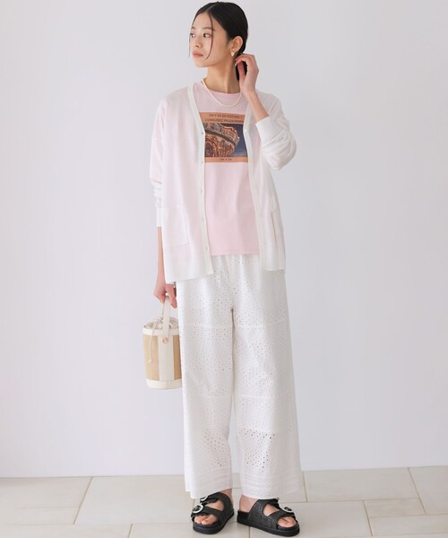 組曲(クミキョク)の「エンブロイダリーレース パンツ(その他パンツ・レディース・ブラック系・7/6)」の18枚目の写真