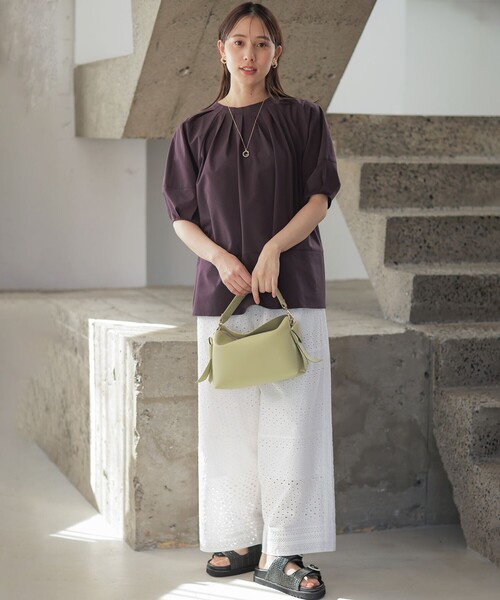 組曲(クミキョク)の「エンブロイダリーレース パンツ(その他パンツ・レディース・ブラック系・7/6)」の3枚目の写真