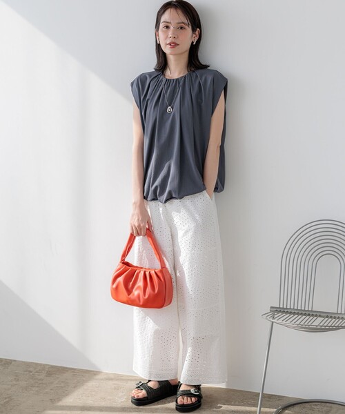 組曲(クミキョク)の「エンブロイダリーレース パンツ(その他パンツ・レディース・ブラック系・7/6)」の7枚目の写真