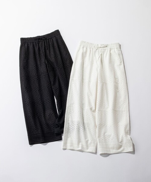 組曲 L(クミキョク オオキイサイズ)の「エンブロイダリーレース パンツ(その他パンツ・レディース・ブラック系・7/6/5)」の22枚目の写真