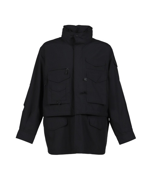 DAIWA PIER39(ダイワピア39)の「WINDSTOPPER_ PERFECT MIL FIELD 2WAY JACKET(その他アウター・メンズ・ブラック/グレー・LARGE/XX-LARGE)」の1枚目の写真