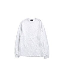 EVDロゴロングスリーブTシャツ(1%メランジグレー)