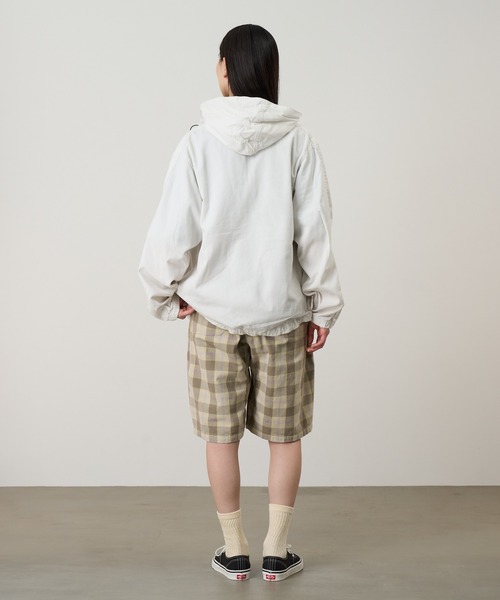 Gramicci(グラミチ)の「BEACH HOODIE JACKET ビーチフーディジャケット Gramicci | グラミチ(Tシャツ/カットソー・メンズ・グレー系その他/ストーン・S/M/L/XL/XXL/XS)」の6枚目の写真