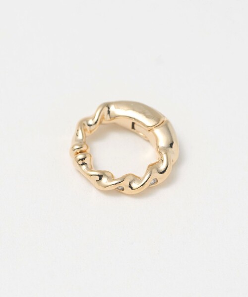 BEAUTY&YOUTH UNITED ARROWS(ビューティーアンドユースユナイテッドアローズ)の「ネジリ フープ 2WAY カフ イヤリング(イヤリング・レディース・ゴールド/シルバー・FREE)」の4枚目の写真