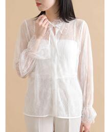 sm2rhythm | レースボウタイブラウス(シャツ/ブラウス)