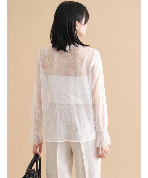 sm2rhythm（サマンサモスモスリズム）の「レースボウタイブラウス（シャツ/ブラウス・レディース・ブラック/オフホワイト・F）」の18枚目の写真