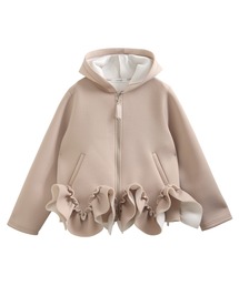 MERAKI | ボンディングギャザーフレアパーカー(パーカー)