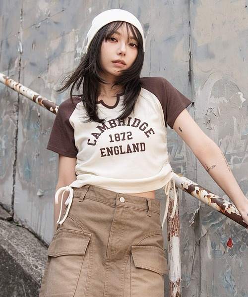 WEGO(ウィゴー)の「WEGO/【26年春新作】キーネックサイドレースアップちびT(Tシャツ/カットソー・レディース・その他3/その他2/その他1/その他4/その他7/その他6/その他5/その他8/その他9・FREE)」の5枚目の写真