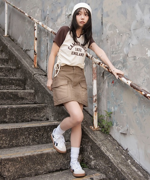 WEGO(ウィゴー)の「WEGO/【26年春新作】キーネックサイドレースアップちびT(Tシャツ/カットソー・レディース・その他3/その他2/その他1/その他4/その他7/その他6/その他5/その他8/その他9・FREE)」の13枚目の写真