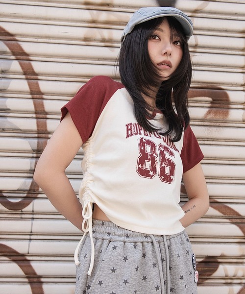 WEGO(ウィゴー)の「WEGO/【26年春新作】キーネックサイドレースアップちびT(Tシャツ/カットソー・レディース・その他3/その他2/その他1/その他4/その他7/その他6/その他5/その他8/その他9・FREE)」の21枚目の写真
