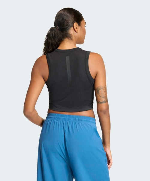 adidas(アディダス)の「アディダス Z.N.E.タンク / アディダス adidas(タンクトップ・レディース・ベージュ/ブラック・MEDIUM/SMALL/LARGE/X-LARGE)」の3枚目の写真