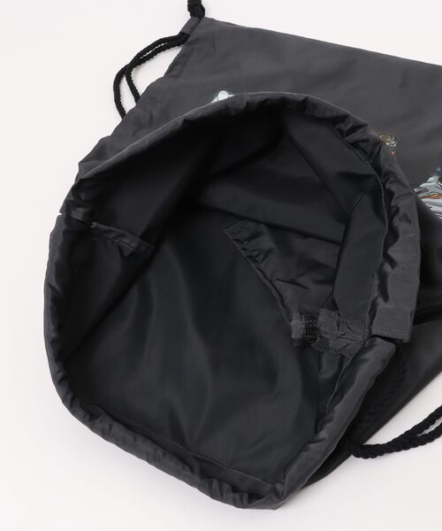 SITRY(シトリー)の「Cat Print Knapsack/猫 アニマル プリント ナップサック メンズ レディース(バックパック/リュック・レディース・カラフル/チャコール/アイボリー・FREE)」の15枚目の写真