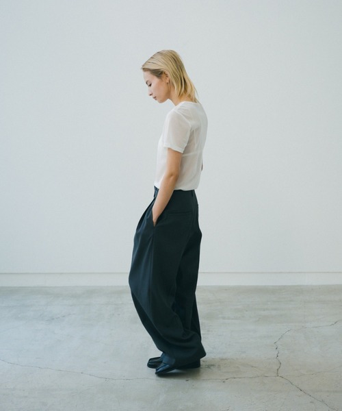 lit（リット）の「Double Belt Pants（その他パンツ・レディース・チャコールグレー/ベージュ・38/36）」の17枚目の写真