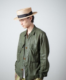 RACAL | Bao Summer Boater Hat / バオ草サマーボーターハット(ハット)