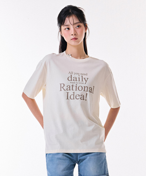 CHASECULT(チェイスカルト)の「レディース 5部袖Tシャツ-DBZG5852C0A(Tシャツ/カットソー・レディース・アイボリー・85/90/95)」の6枚目の写真
