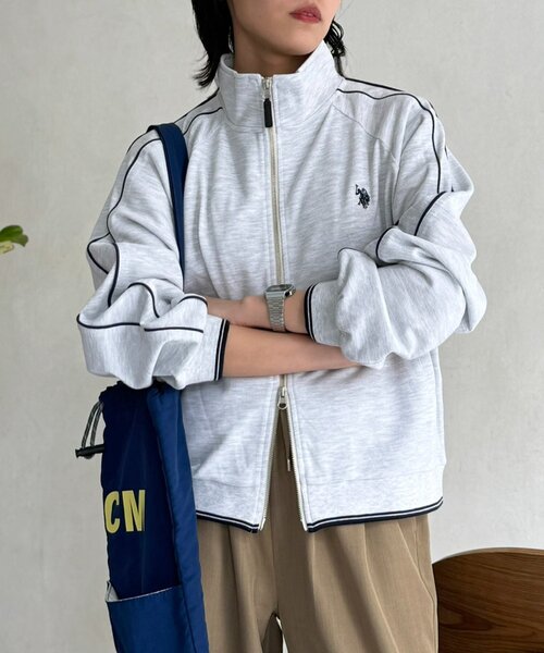 セール】鹿の子トラックジャケット（ブルゾン）｜U.S. POLO ASSN