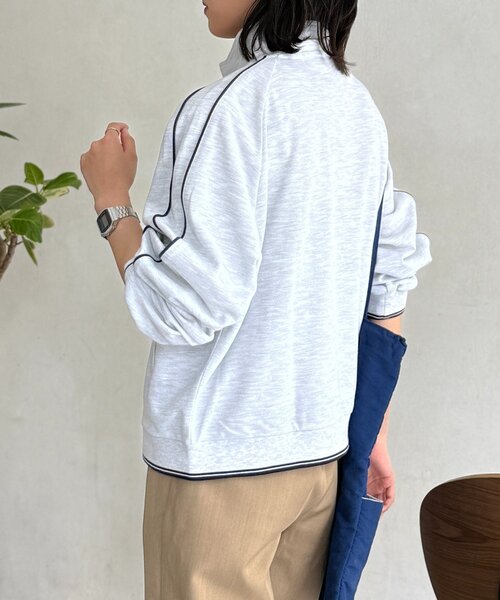 U.S. POLO ASSN.(ユーエスポロアッスン)の「鹿の子トラックジャケット(ブルゾン・レディース・ブラウン/ネイビー/ブラック/グレー・FREE)」の14枚目の写真