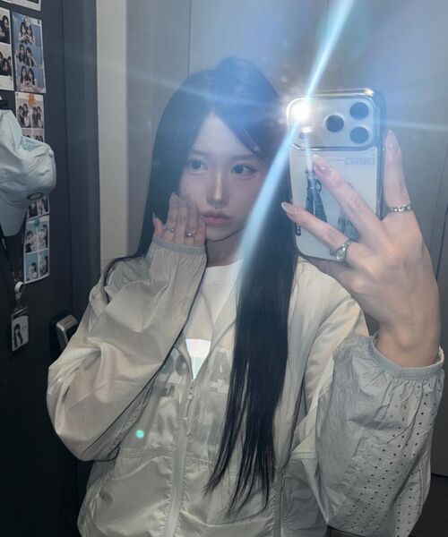 HOODHOOD(フッドフッド)の「クローバーカラーブロックシアーリップストップウィンドブレーカーグレー(ナイロンジャケット・レディース・その他・1/2/3)」の8枚目の写真