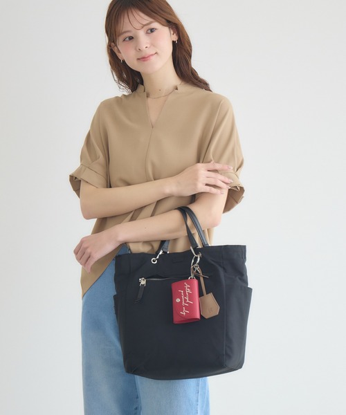 KATHARINE ROSS（キャサリンロス）の「【KATHARINE ROSS】【story.】リバーシブルストレレージバッグ（トートバッグ・レディース・ブラック/カーキ/ブラウン・MEDIUM）」の6枚目の写真