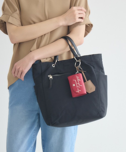 KATHARINE ROSS（キャサリンロス）の「【KATHARINE ROSS】【story.】リバーシブルストレレージバッグ（トートバッグ・レディース・ブラック/カーキ/ブラウン・MEDIUM）」の7枚目の写真