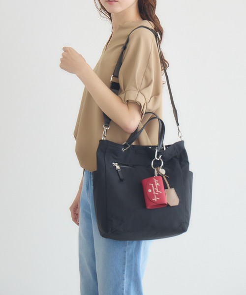 KATHARINE ROSS（キャサリンロス）の「【KATHARINE ROSS】【story.】リバーシブルストレレージバッグ（トートバッグ・レディース・ブラック/カーキ/ブラウン・MEDIUM）」の8枚目の写真