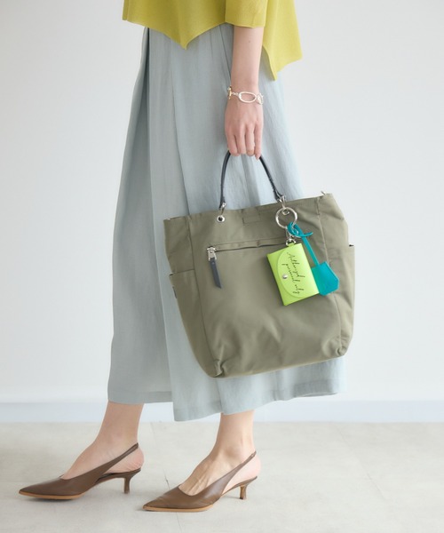 KATHARINE ROSS（キャサリンロス）の「【KATHARINE ROSS】【story.】リバーシブルストレレージバッグ（トートバッグ・レディース・ブラック/カーキ/ブラウン・MEDIUM）」の10枚目の写真