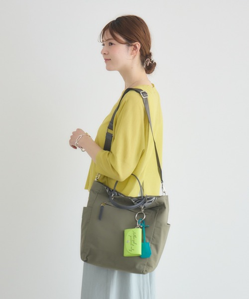 KATHARINE ROSS（キャサリンロス）の「【KATHARINE ROSS】【story.】リバーシブルストレレージバッグ（トートバッグ・レディース・ブラック/カーキ/ブラウン・MEDIUM）」の12枚目の写真