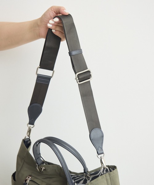 KATHARINE ROSS（キャサリンロス）の「【KATHARINE ROSS】【story.】リバーシブルストレレージバッグ（トートバッグ・レディース・ブラック/カーキ/ブラウン・MEDIUM）」の19枚目の写真