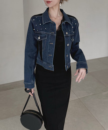 ROYAL PARTY | liberty デニムコンパクトジャケット(デニムジャケット)