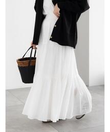 Te chichi（テチチ）の「コットンボイルティアードスカート《2026 spring catalog item》（スカート）」