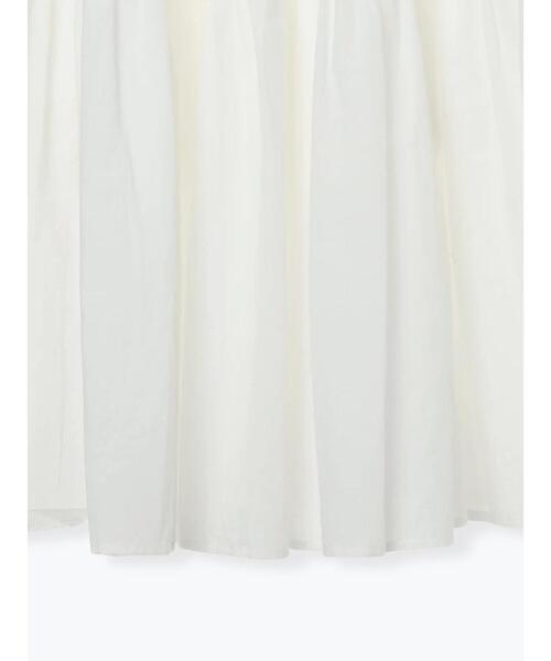 Te chichi（テチチ）の「コットンボイルティアードスカート《2026 spring catalog item》（スカート・レディース・ブラック/オフホワイト/グリーン・F）」の13枚目の写真