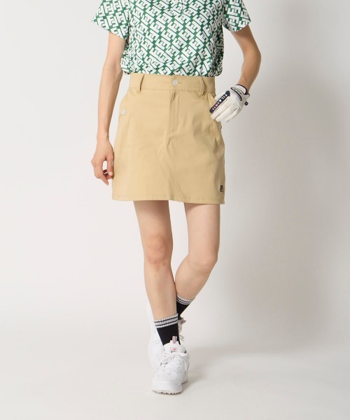 FILA GOLF(フィラゴルフ )の「【FILA GOLF:フィラゴルフ】レディース台形スカート ゴルフ(スカート・レディース・ホワイト/ライトブルー/ネイビー/ベージュ・SMALL/MEDIUM/LARGE/X-LARGE)」の3枚目の写真