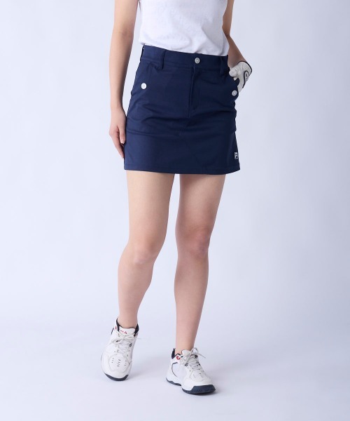 FILA GOLF(フィラゴルフ )の「【FILA GOLF:フィラゴルフ】レディース台形スカート ゴルフ(スカート・レディース・ホワイト/ライトブルー/ネイビー/ベージュ・SMALL/MEDIUM/LARGE/X-LARGE)」の4枚目の写真