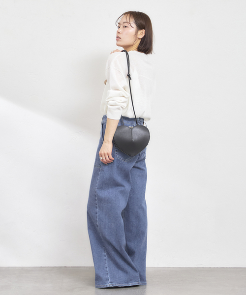 U by SPICK&SPAN(ユーバイスピックアンドスパン)の「SOMETHING / サムシング LISA LACE UP WIDE(デニムパンツ・レディース・ネイビー/ブルー/ホワイト・X-SMALL/SMALL/MEDIUM/LARGE)」の11枚目の写真