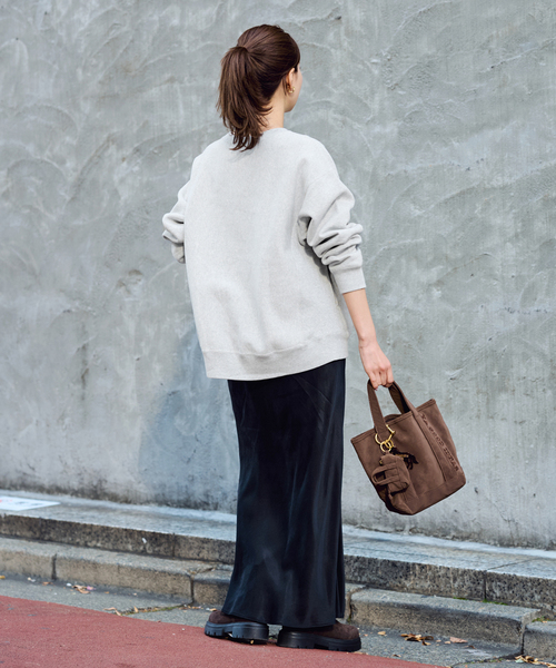 FRAMeWORK（フレームワーク）の「≪追加≫YA GOOD IDEAS GOOD NEWS BIG&MINI トート S 3（トートバッグ・レディース・モカ/ブラウン・FREE）」の5枚目の写真