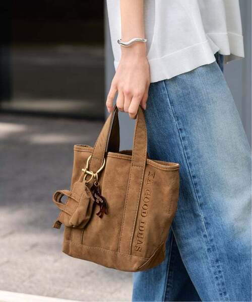 FRAMeWORK（フレームワーク）の「≪追加≫YA GOOD IDEAS GOOD NEWS BIG&MINI トート S 3（トートバッグ・レディース・モカ/ブラウン・FREE）」の13枚目の写真