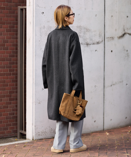 FRAMeWORK（フレームワーク）の「≪追加≫YA GOOD IDEAS GOOD NEWS BIG&MINI トート S 3（トートバッグ・レディース・モカ/ブラウン・FREE）」の17枚目の写真