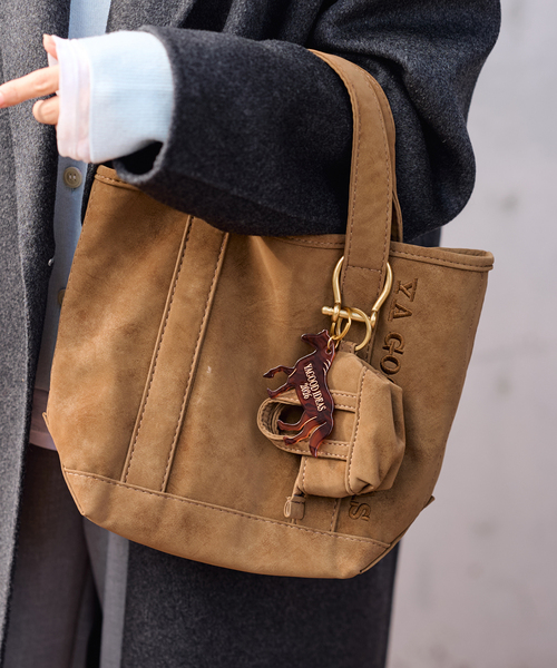 FRAMeWORK（フレームワーク）の「≪追加≫YA GOOD IDEAS GOOD NEWS BIG&MINI トート S 3（トートバッグ・レディース・モカ/ブラウン・FREE）」の18枚目の写真