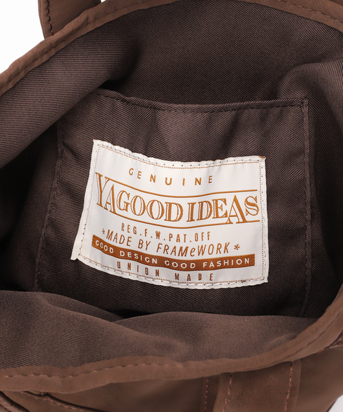 FRAMeWORK（フレームワーク）の「≪追加≫YA GOOD IDEAS GOOD NEWS BIG&MINI トート S 3（トートバッグ・レディース・モカ/ブラウン・FREE）」の12枚目の写真