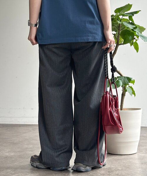 CPCM(シーピーシーエム)の「ヘリンボーンバレルイージースラックス(その他パンツ・メンズ・ブラック/グレー/チャコールグレー/ネイビー・MEDIUM/LARGE)」の13枚目の写真