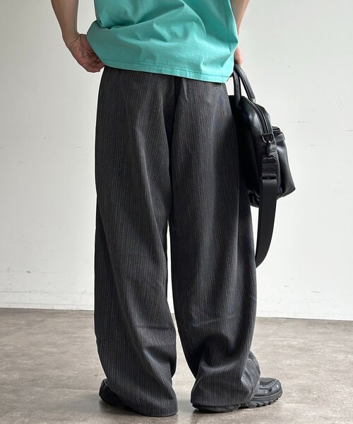 CPCM(シーピーシーエム)の「ヘリンボーンバレルイージースラックス(その他パンツ・メンズ・ブラック/グレー/チャコールグレー/ネイビー・MEDIUM/LARGE)」の17枚目の写真