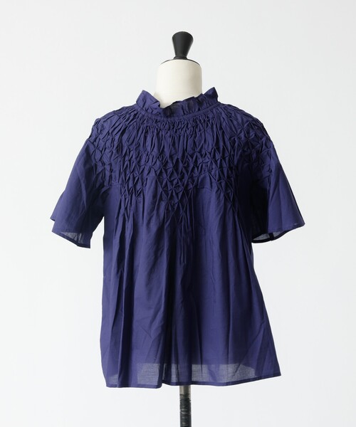 merlette（マーレット）の「【Merlette /マーレット】 Bejart　コットンシャーリングプルオーバーブラウス（シャツ/ブラウス・レディース・ネイビー・S）」の10枚目の写真