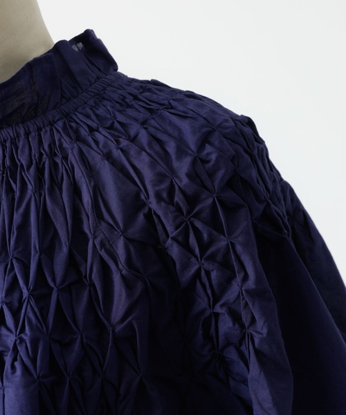 merlette（マーレット）の「【Merlette /マーレット】 Bejart　コットンシャーリングプルオーバーブラウス（シャツ/ブラウス・レディース・ネイビー・S）」の5枚目の写真