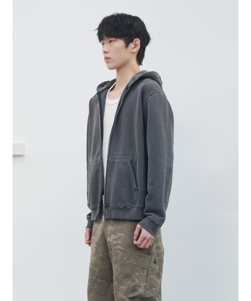 KIJUN MEN（キジュンメンズ）の「Garment Dyed Patch Hoodie Charcoal（パーカー・メンズ・その他・MEDIUM/LARGE/X-LARGE）」の12枚目の写真