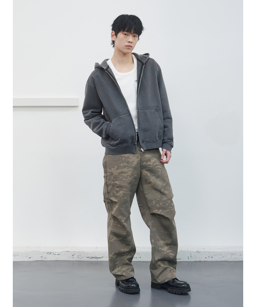 KIJUN MEN（キジュンメンズ）の「Garment Dyed Patch Hoodie Charcoal（パーカー・メンズ・その他・MEDIUM/LARGE/X-LARGE）」の10枚目の写真